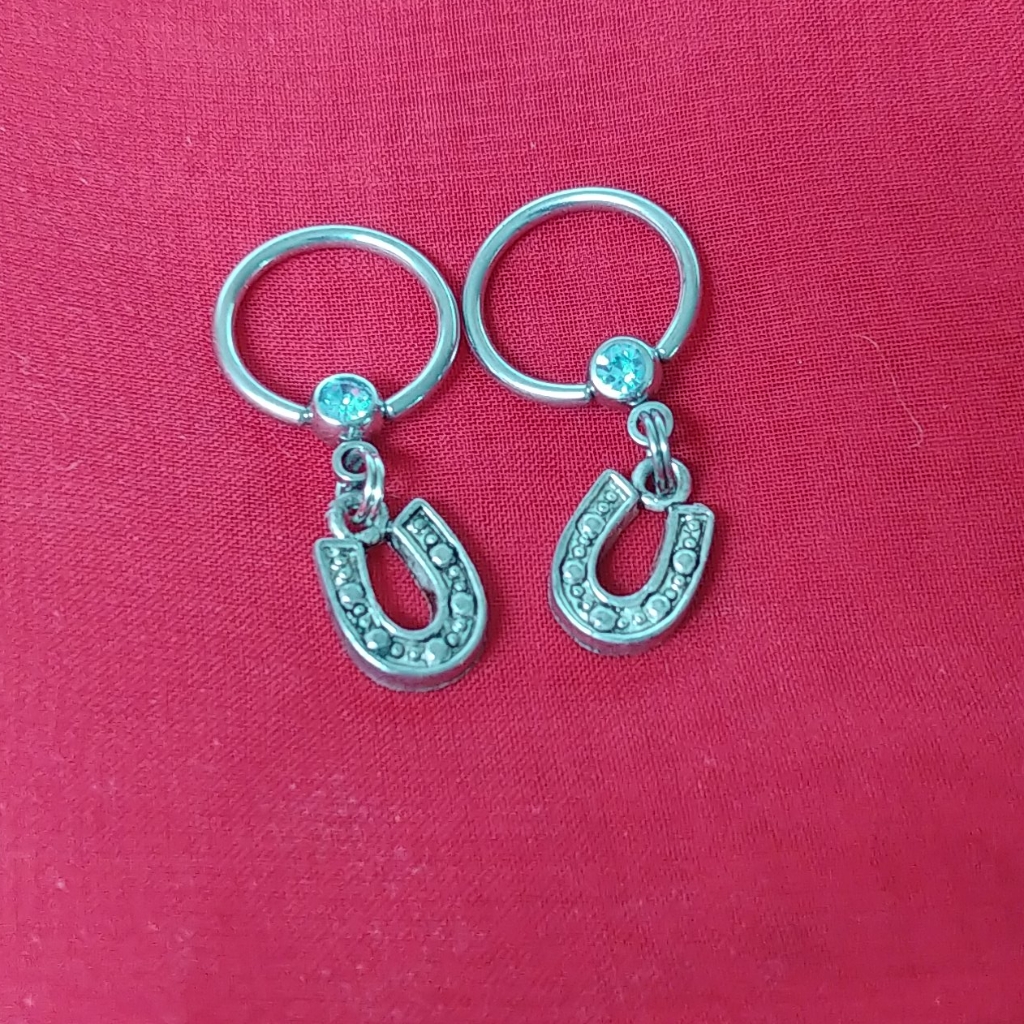 Horseshoe Captive Rings